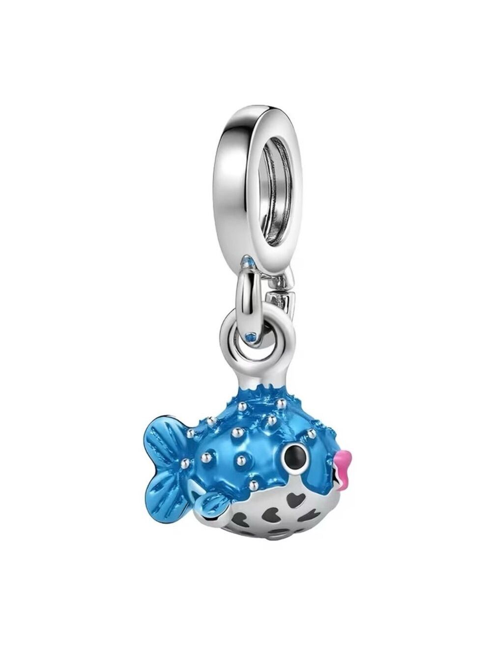 Fish Charm Blue and Pink